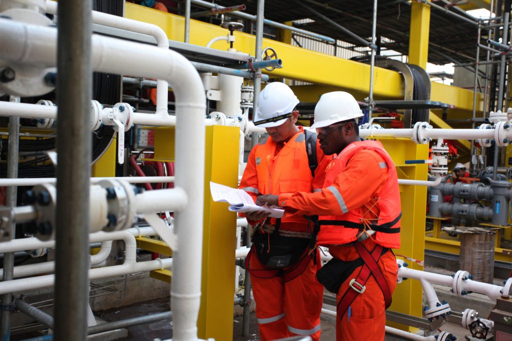 Two Workers Rig Daily Health Checks